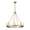 Z-Lite Barclay 8 Light Chandelier, Olde Brass 482R-8OBR - alternate 3